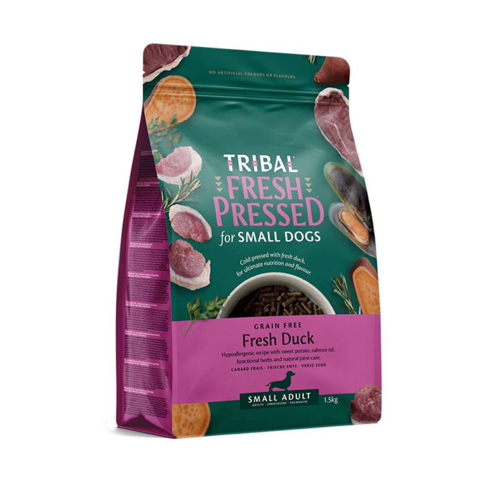Tribal Tribal Pressed Duck Adult Dry Dog Food pet food packaging